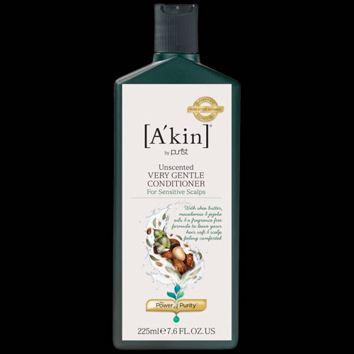 Image of A'kin Unscented Very Gentle Conditioner 225ml