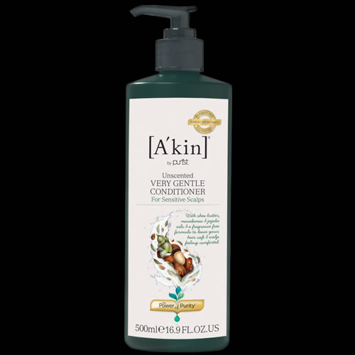 Image of A'kin Unscented Very Gentle Shampoo 500ml