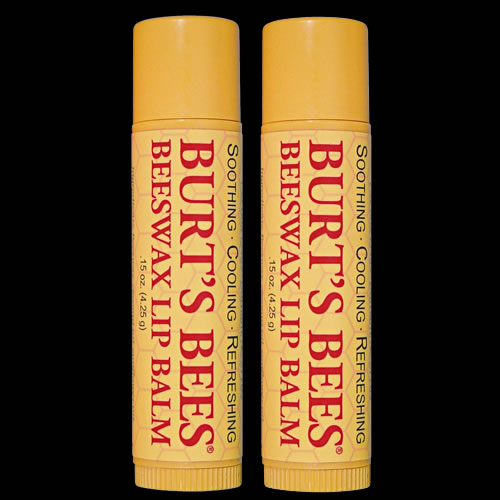 Image of Burt's Bees Lip Balm - Beeswax Lip Balm Double