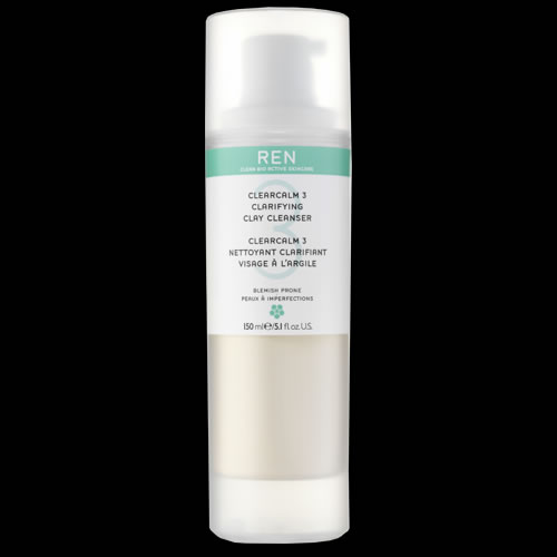 Image of REN Clear Calm 3 Clarifying Clay Cleanser 150ml