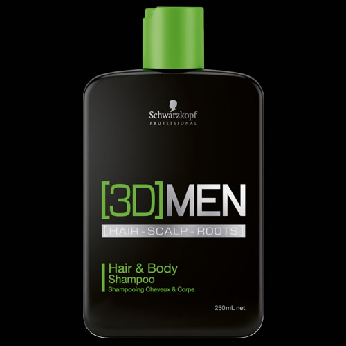 Image of [3D] Men Hair and Body Shampoo 250ml